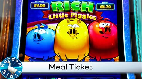 Rich Little Piggies Meal Ticket Slot - Play Online